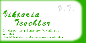 viktoria teschler business card